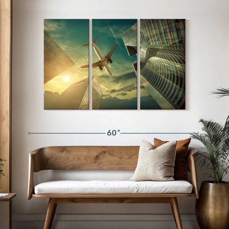 Mehar High Flight Aircraft, 32" H x 50" W
