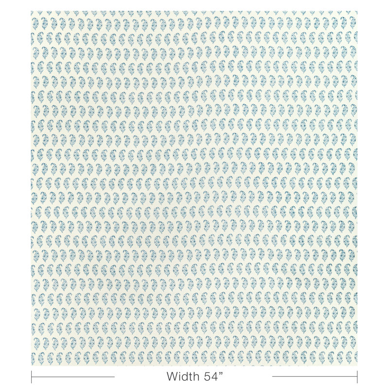 Indiennes Paisley Fabric, Delft