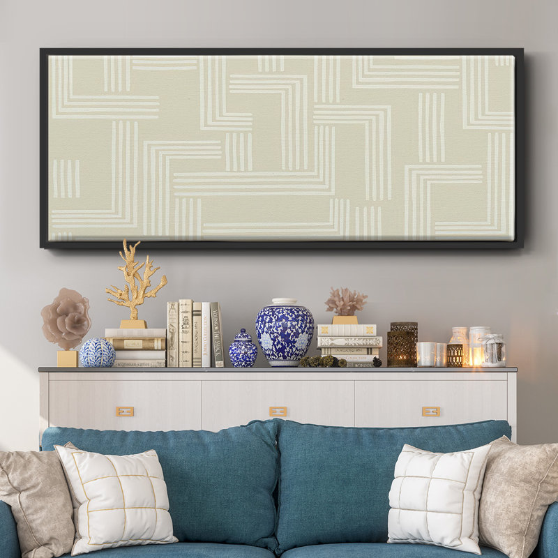 Roll Crossing III- Framed Canvas, 20" H x 50" W