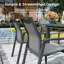 Chaise de patio empilable en aluminium Stemple, entièrement assemblée-1328468133-1301259753