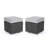 Jossif Resin (All Weather) Wicker/Rattan Outdoor Ottoman-912264745