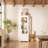 71'' Freestanding Upholstered Display Cabinet With Glass Door, 5 Colors Led Ceiling , 2 Storage Drawers, Wine Cabinet, Adjustable Shelves, 180 Panoramic View For Dining Room Decor - White Elements,