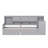 2 Drawers Daybed With Desk And Bookcase-415187657-412112773