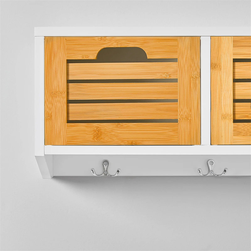 Wall Organizer, White/Brown