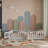 Finka Kids Floor Platforms Bed With Fence and Door-41991316-45026231