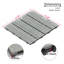 Paquet de tuiles de patio pour terrasse en bois-plastique 22 WPC-116658405