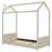 Twin Size Velvet House Bed Wood Bed-192333737-192333743