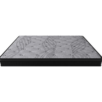 Matelas gris ferme de 12 pouces pour lit très grand, 560 ressorts ensachés individuellement et confort