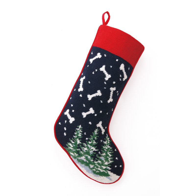 Chaussette de noël chaussette noël os