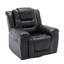 Fauteuil inclinable manuel et pivotant à 360 ° de cinéma maison avec accoudoirs larges
