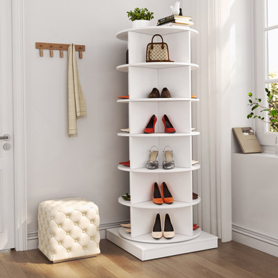 Freestanding Shoe Storage Organizer, Modern Shoe Organizer Cabinet For Entryway