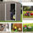 Outdoor Galvanized Iron Metal Shed 6Ft X 5Ft, Gray - And Reliable For All Needs Storage Strong Stable-124311230