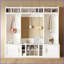 Banc d'entrée blanc 4-en-1 avec portemanteau et porte-manteaux Hall Tree Rangement | Blanc | Panneau de particules-227644668