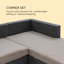 Blumfeldt 5 Seater Rattan Sofa Set