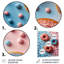 Délicieuse rose et bleue Sparkle Donuts III-1611419120-1611419118
