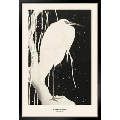 Ohara Koson - Heron dans la neige par Stanley Print House - sur