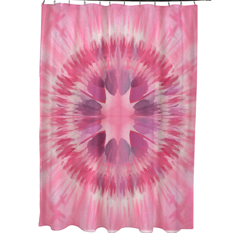 Rideau de douche Alissiya, Rose