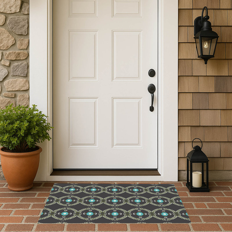 Paillasson Bree, Gris anthracite, 34 po x 21 po