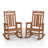 Outdoor Patio HDPE Rocking Adirondack Chair-909186462