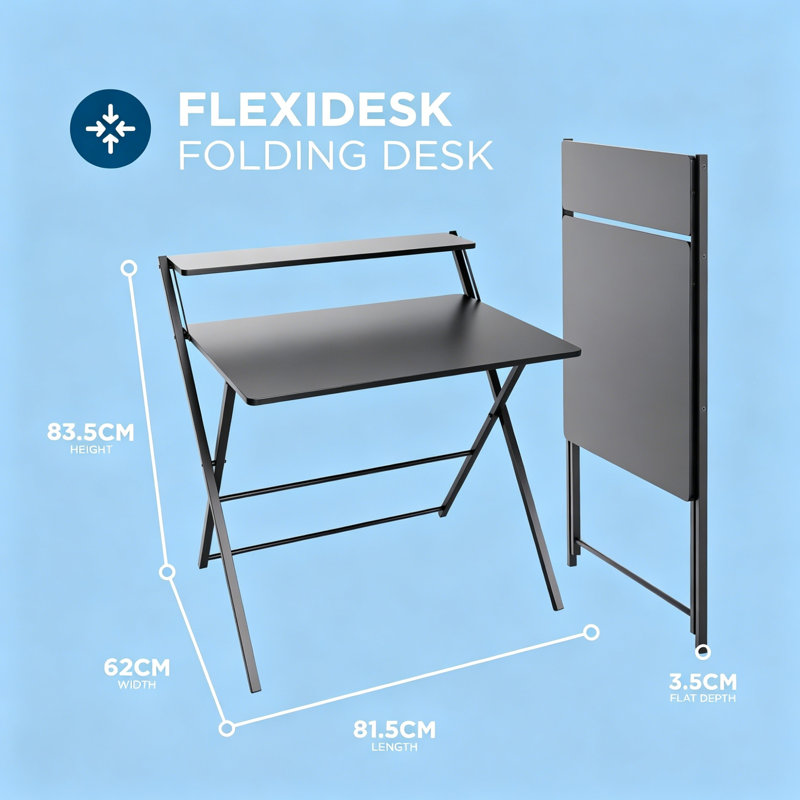Metal Base Computer Desk
