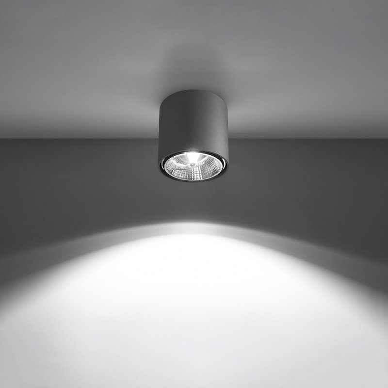 TIUBE Flush Mount, Grey