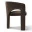 Ensemble de 6 chaises de salle à manger modernes en velours avec accoudoirs rembourrés-1792099644