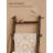 Rustic Blanket Ladder With Shelves And Hooks, 6-Tier Decorative Ladder Shelf For Blankets, Towels, And Home Organization, Wall-Mounted Farmhouse Storage Rack