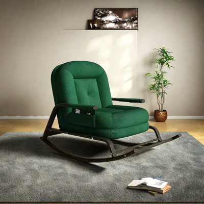 Chaise berçante confortable et robuste