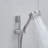 10-Inch Shower System, Slide Bar Shower Faucets Sets Complete Round Shower Heads And 5-Spray Handheld Combo, Wall Mounted Matte Black Shower Faucet