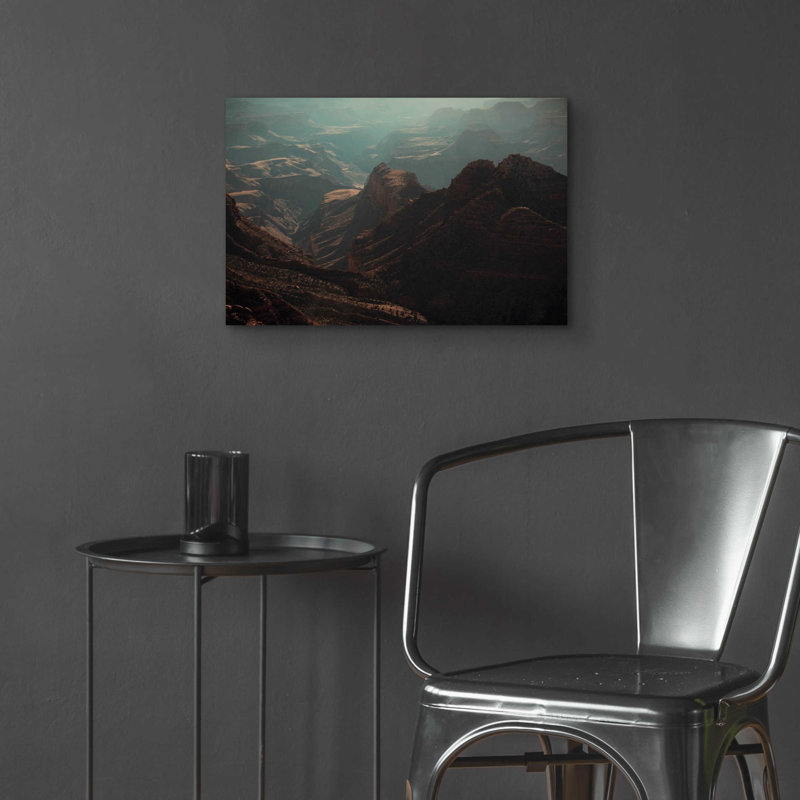 "Montagnes" par Sebastien Lory, H 16 po x l 24 po x P 0,2 po