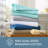 TOWN & COUNTRY BASICS 4-Piece Waffle Woven Terry Stripe Hand Towel Set, 20x30-Inch, 100% Cotton, Quick Dry-114072896