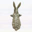 Statue de lapin peinte à la main en oxyde de magnésium pour le jardin et la décoration intérieure, résistante aux intempéries et légère