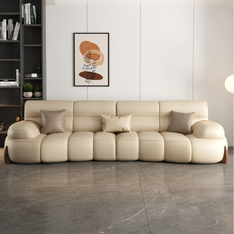 Modern Simple Light Luxury Sofa, Off White