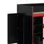 Lit mezzanine avec bureau et rangement, lumières DEL, double Gaming-850049300