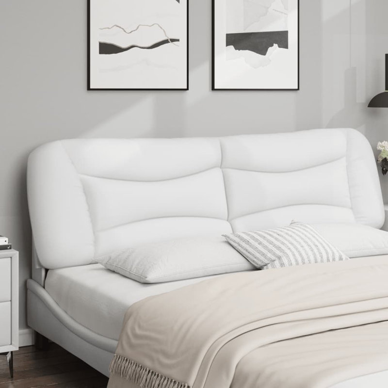 Coussin de tête de lit vidaXL, Très grand, Blanc