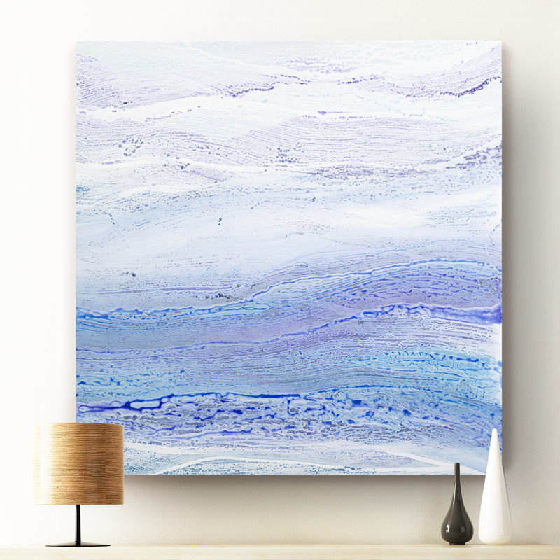 « ultra mauve ii »-reproduction d’art sur toile, H 10 po x l 10 po x P 1,5 po, Toile tendue