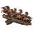 Resin Sculpture Eight Running Horses Statue
