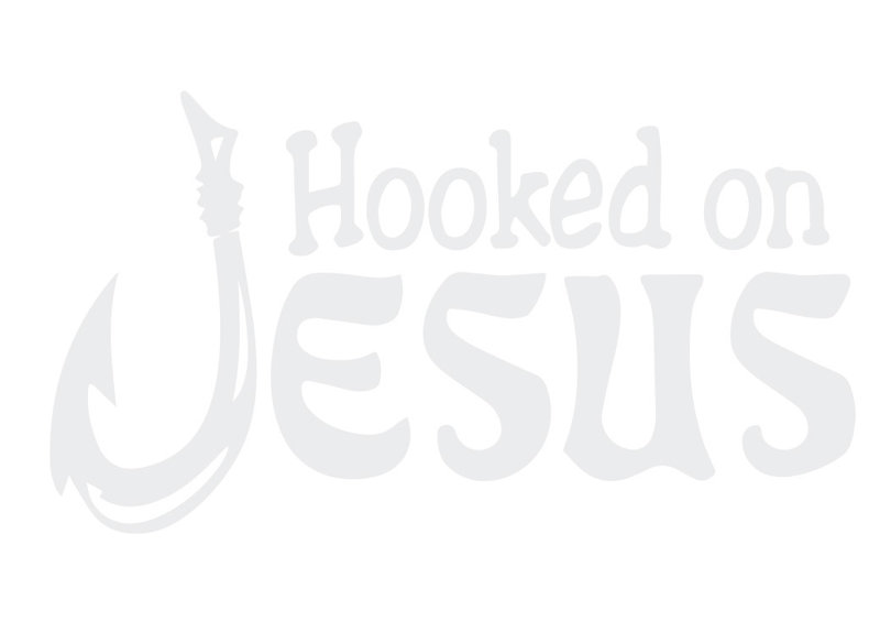 Décalcomanie murale crochetée sur jesus, H 26 po x l 48 po x P 0,01 po, Blanc