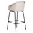 Ladd Outdoor Metal Wicker Barstool, Light Gray Faux Wicker, Set Of 2-1087378186