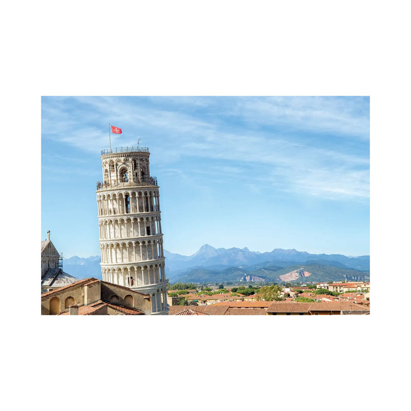 Leaning Tower Of Pisa, Italy by Jan Becke - Wrapped Canvas Print, 66.04 cm H x 45.72 cm W x 1.91 cm D