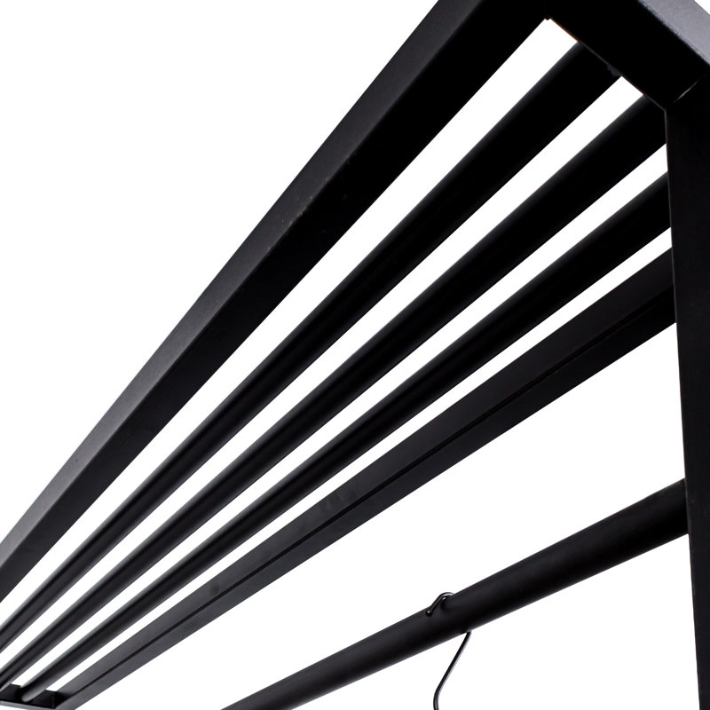 Étagère de cuisine et îlot de cuisine polyvalent avec support à micro-ondes à 3 niveaux, crochets pour suspendre les outils, espace café, grain de noyer, finition ustensile de 71,05 po de hauteur,