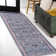 Sarok All-Over Persian Machine-Washable Blue/Red/Brown Rug
