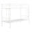 White Metal Bunk Bed - Modern Bedroom Option, Space Saving Twin Over Build, Steel Construction Ensuring Durability And Stability, Quiet Noiseless Zone, High Capacity For Bearing Weight, Safe Stairs