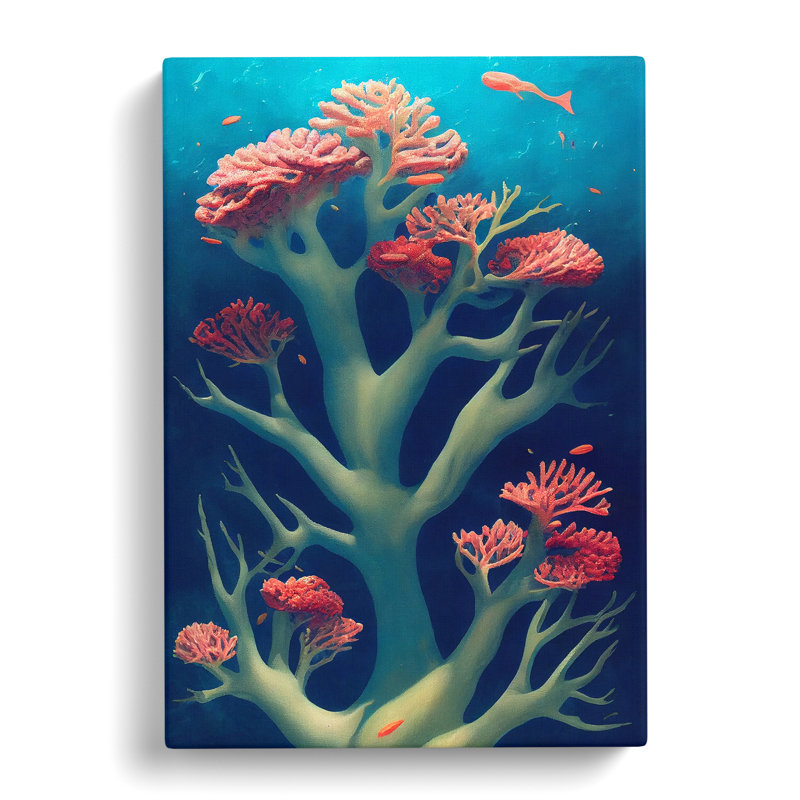 XC1022-1204X Breathtaking Coral Reef - Wrapped Canvas Print, 60cm H x 40cm W x 3cm D