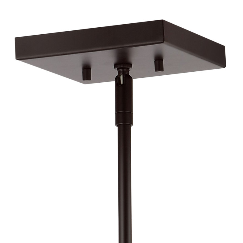 Luminaire suspendu carré / rectangulaire à 1 lumière Samiyah