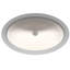 Dantesca® Vitreous China Oval Undermount Bathroom Sink with Overflow-1711175