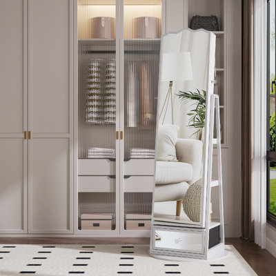 22'' Wide Jewelry Armoire With Mirror