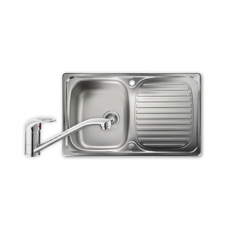 Linear 800 x 508mm Single Bowl Pack - TMO35