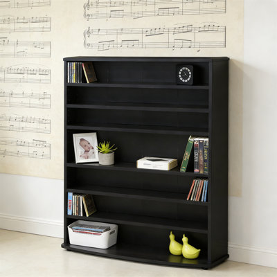 6-Tier Multimedia Storage Tower, Espresso