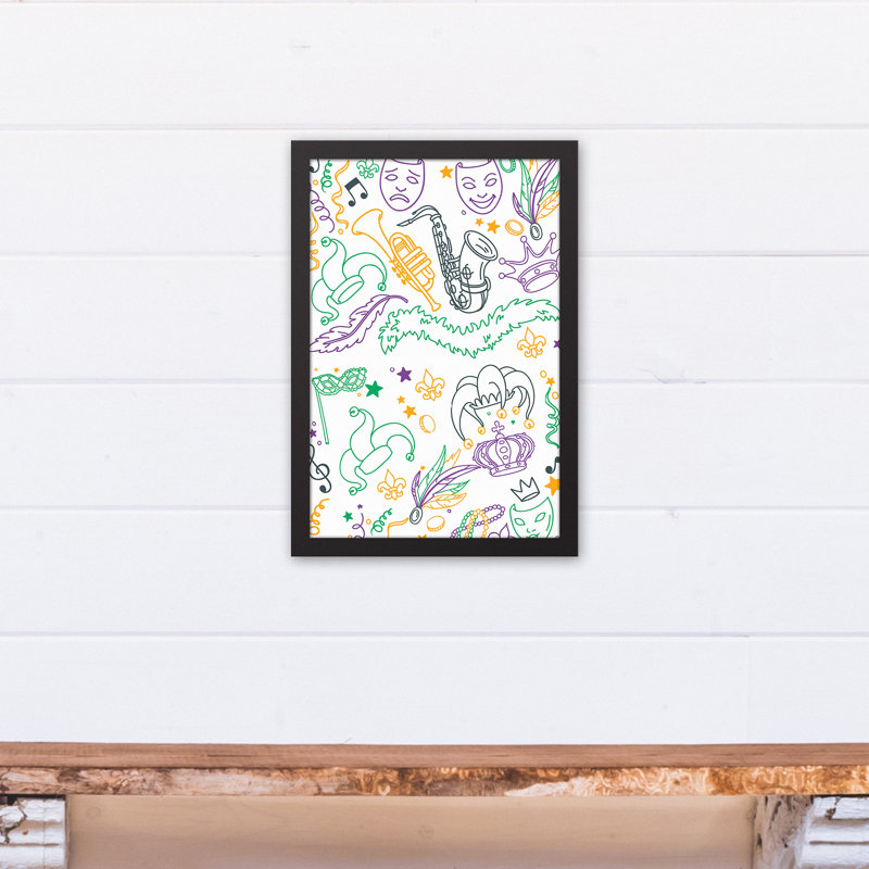 «Mardi Gras Things», reproduction sur toile encadrée